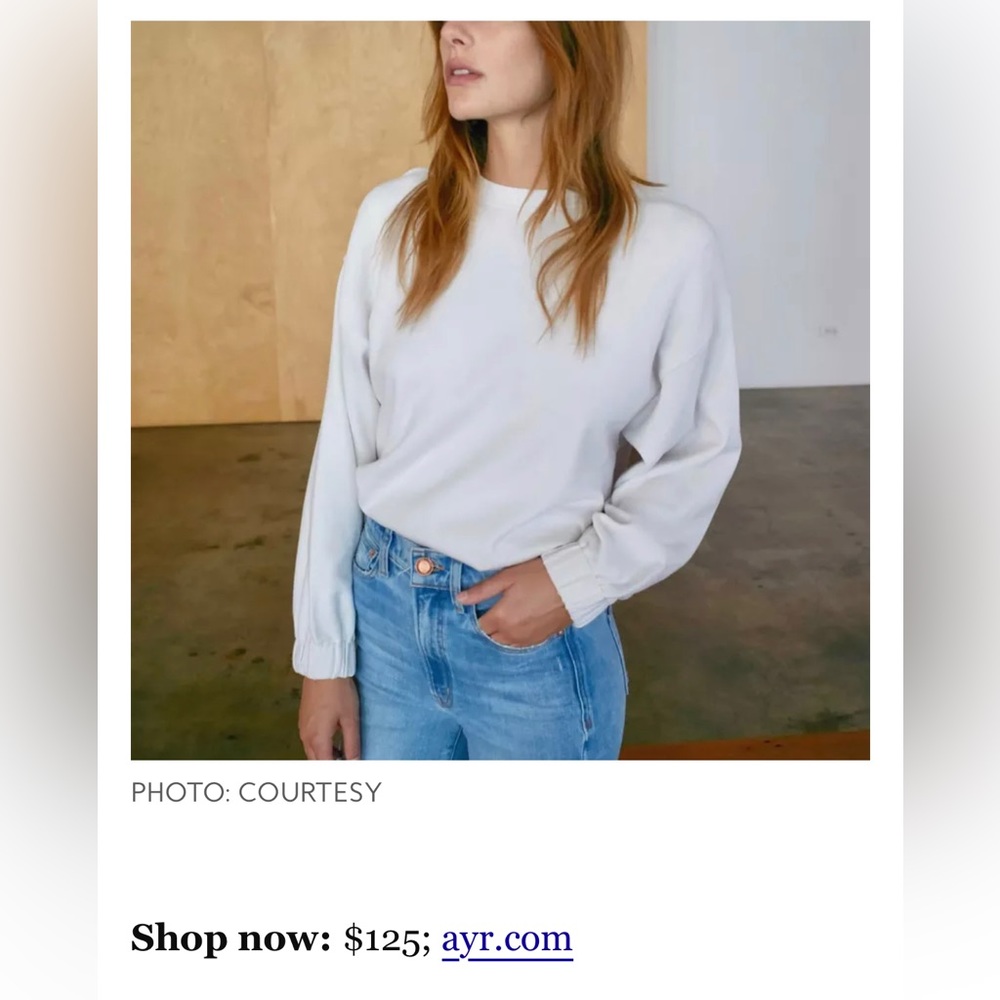 AYR Jet Top, sold out online